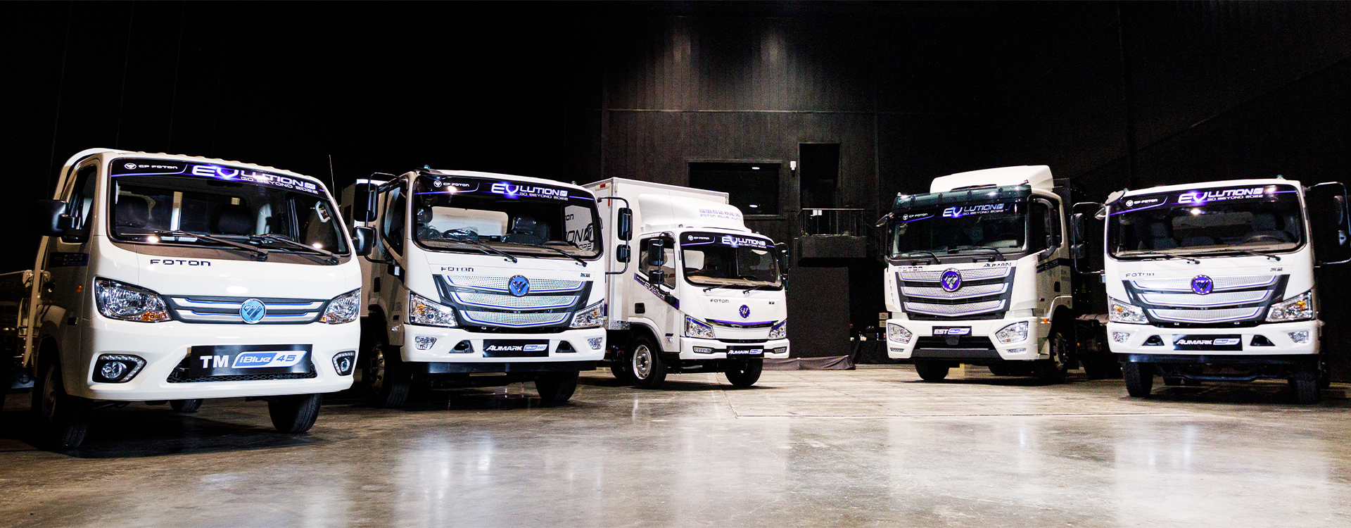 Foton electric commercial truck lineup